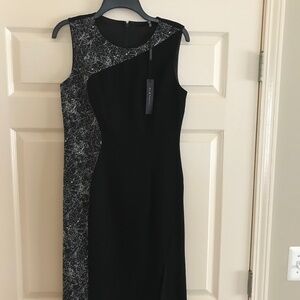 Elie Tahari sleeveless black dress